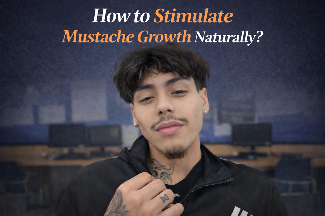 how to stimulate mustache growth naturally