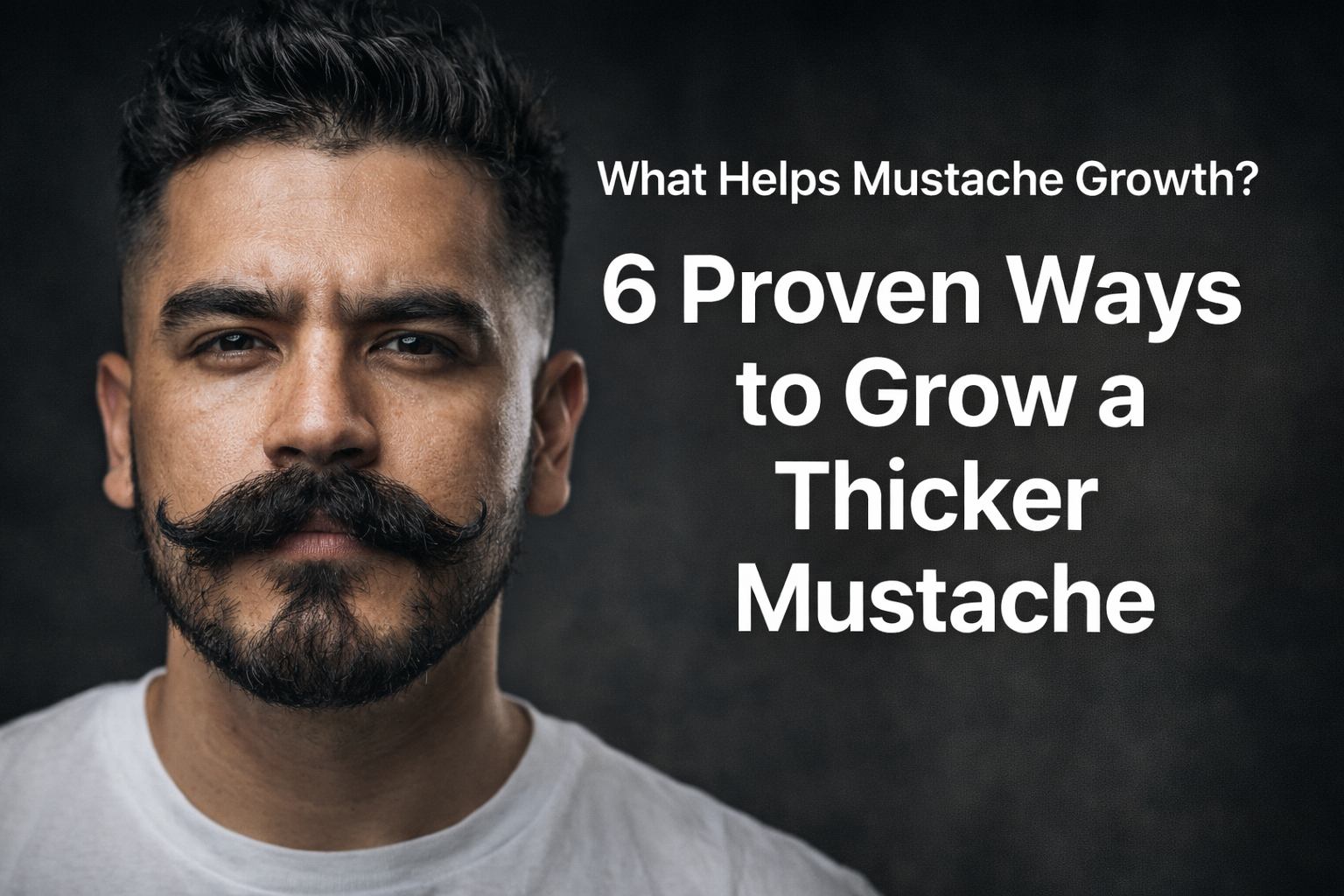 What Helps Mustache Growth? 6 Proven Ways to Grow a Thicker Mustache