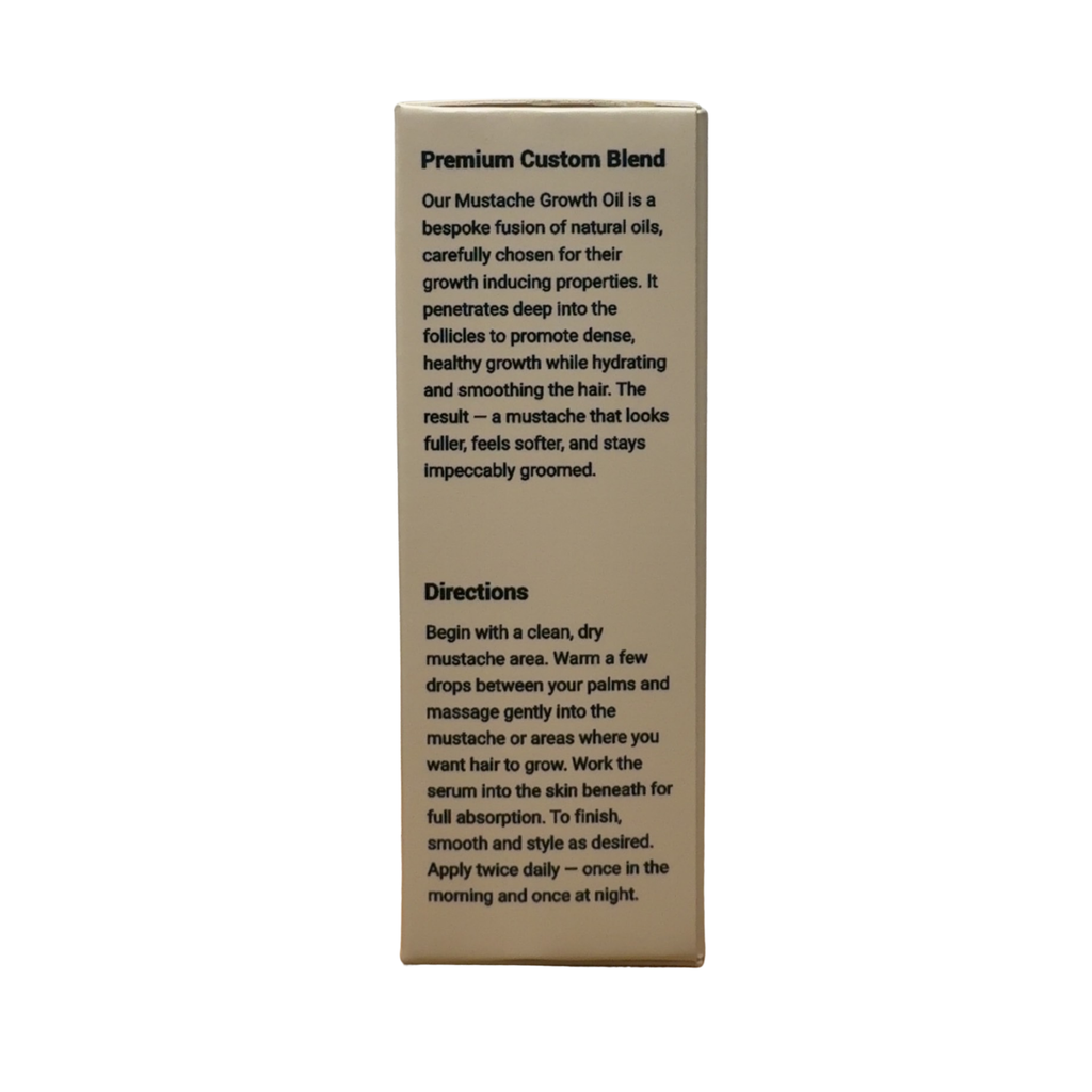 Organic Mustache Growth Oil
